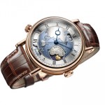 UK Blue Steel Pointer Replica Breguet Classiques 5717 Hora Mundi Watches For Sale