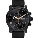 43MM All Black Montblanc TimeWalker Fake Swiss Watches UK For Sale