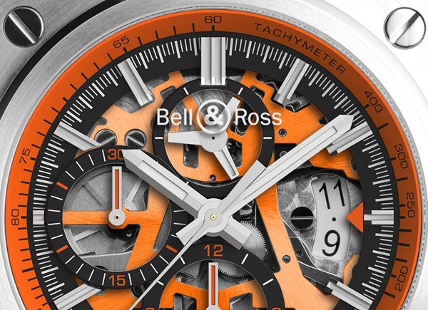 UK Self-winding Movements Bell & Ross BR 03 Orange Aero GT Fake Watches Presenting Pursuit Of Speed