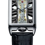 UK Basel New Limited Corum Bridge Replica Watches With Black Leather Straps For Joachim Horsley