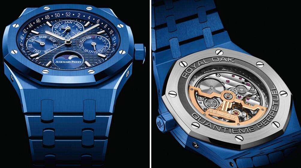 AAA Top Audemars Piguet’s New Royal Oak Perpetual Calendar Replica Watches UK Is A Bonkers Smurf Blue