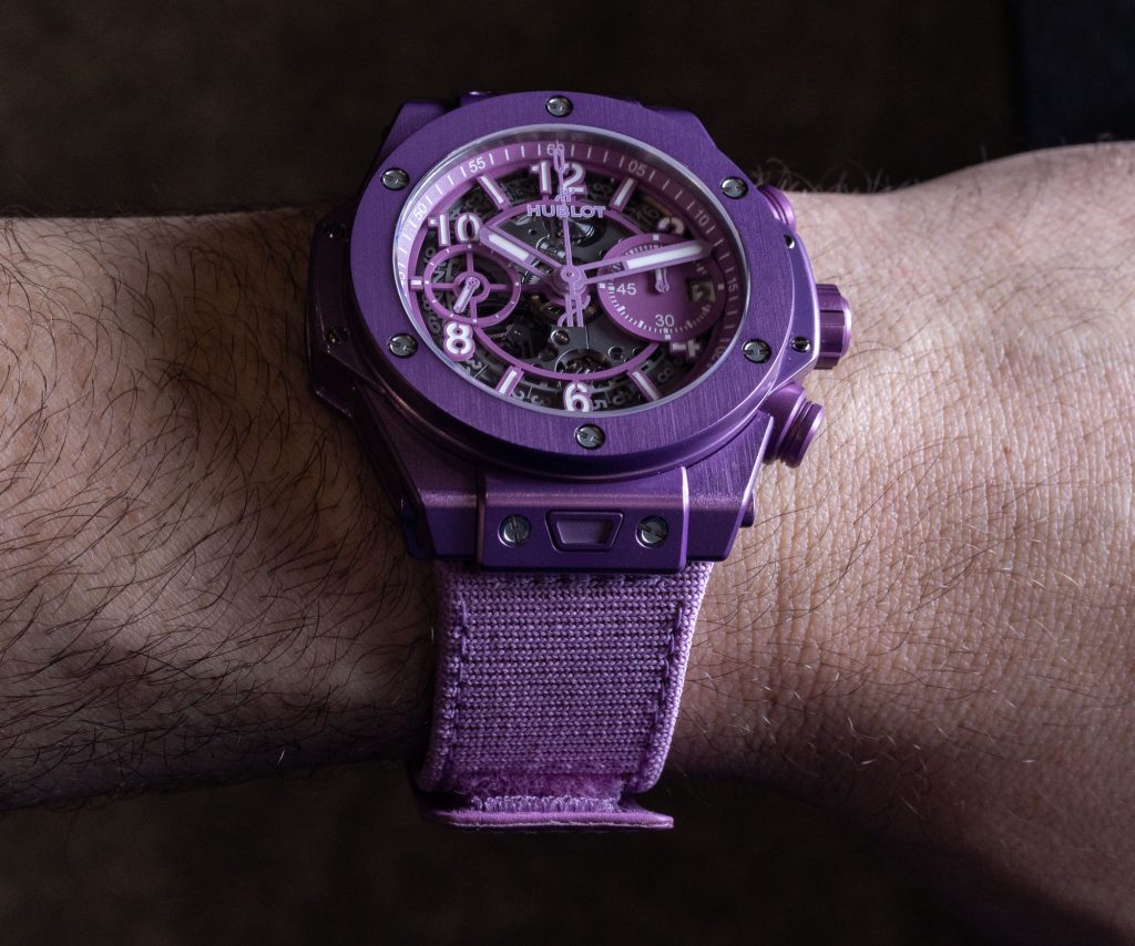 Hands-On: Swiss Replica Hublot Big Bang UNICO UK Summer Purple Watch 42mm In Aluminum